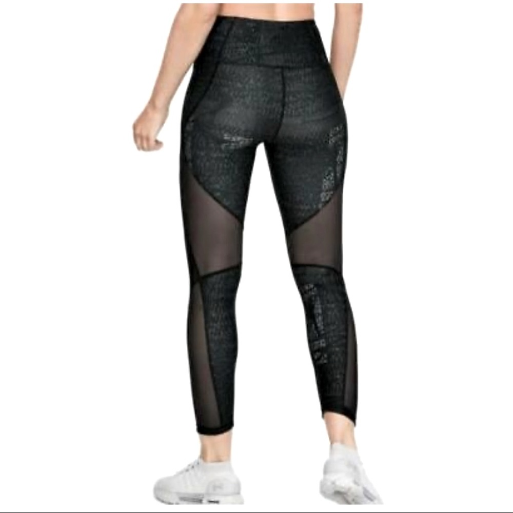 Under Armour Mesh Printed Ankle Crop Leggings